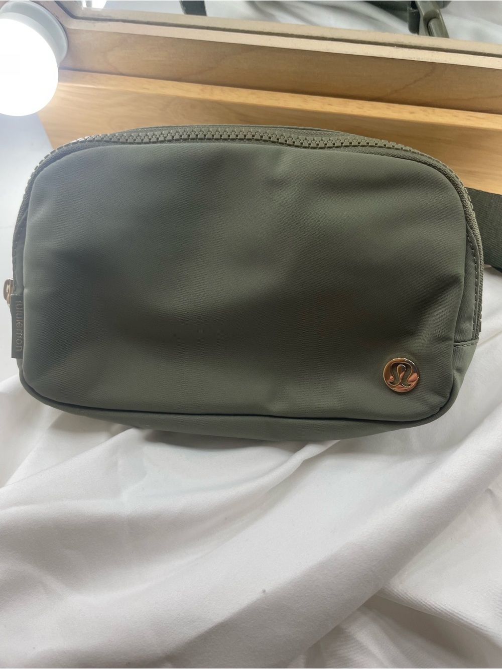 lululemon athletica Olive Green Crossbody Bag